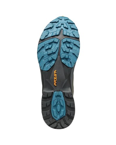 Scarpa Rush 2 Pro Mid GTX Gore-Tex Scarponi Trekking Uomo, Nabuk Titanium/Ocean