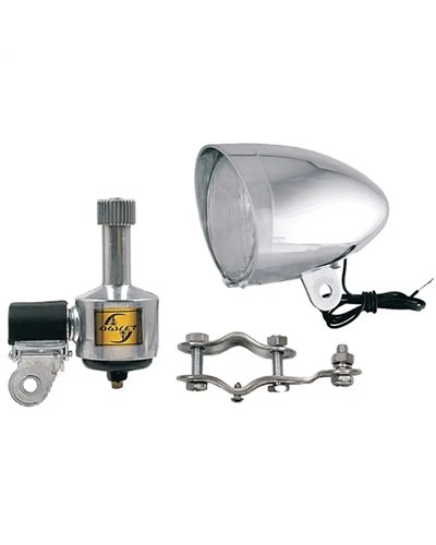 BTA Kit Luce Ciclo Sport in Plastica Cromata.