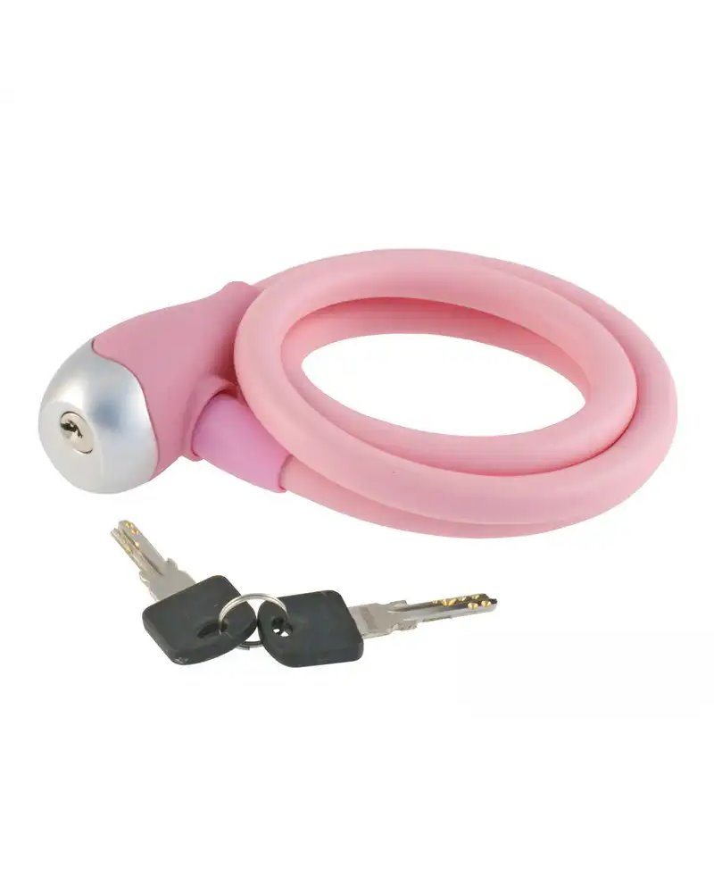 BTA Lucchetto a Spirale 12X1200 in Silicone, Rosa