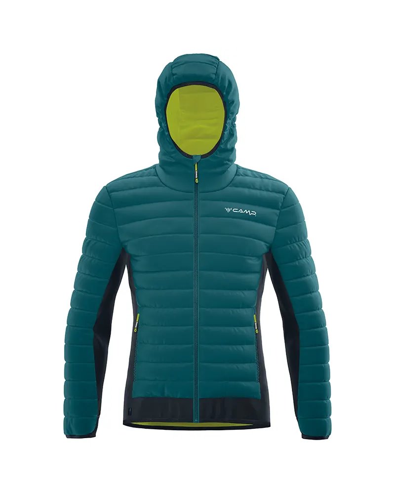 Camp Hybrid Men's Jacket, Amazon Green/Black/Mojito Green