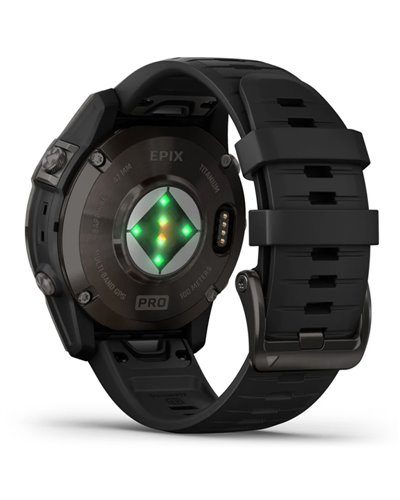 Garmin Epix Pro (Gen 2) Sapphire Cassa 47mm Orologio GPS Cardio Integrato, Carbon Gray DLC Titanium/Black