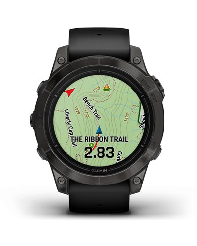 Garmin Epix Pro (Gen 2) Sapphire Cassa 47mm Orologio GPS Cardio Integrato, Carbon Gray DLC Titanium/Black
