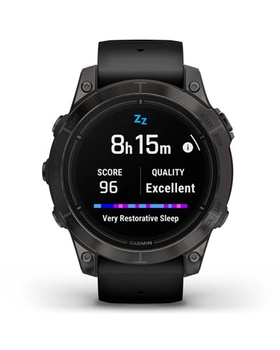Garmin Epix Pro (Gen 2) Sapphire Cassa 47mm Orologio GPS Cardio Integrato, Carbon Gray DLC Titanium/Black