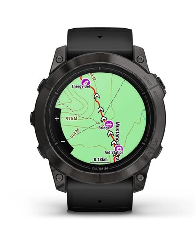 Garmin Epix Pro (Gen 2) Sapphire Cassa 51mm Orologio GPS Cardio Integrato, Carbon Gray DLC Titanium/Black