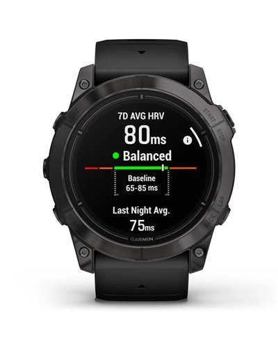 Garmin Epix Pro (Gen 2) Sapphire Cassa 51mm Orologio GPS Cardio Integrato, Carbon Gray DLC Titanium/Black