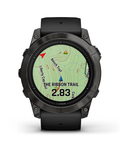 Garmin Epix Pro (Gen 2) Sapphire Cassa 51mm Orologio GPS Cardio Integrato, Carbon Gray DLC Titanium/Black