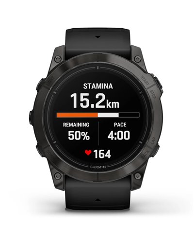 Garmin Epix Pro (Gen 2) Sapphire Cassa 51mm Orologio GPS Cardio Integrato, Carbon Gray DLC Titanium/Black