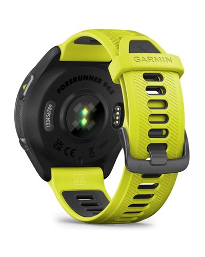 Garmin Forerunner 965 GPS Smartwatch Cardio Integrato, Nero/Giallo