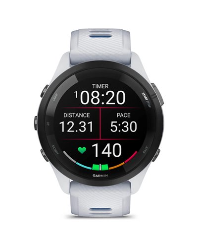 Garmin Forerunner 265 Cassa 46mm GPS Smartwatch Cardio Integrato, Bianco PIetra