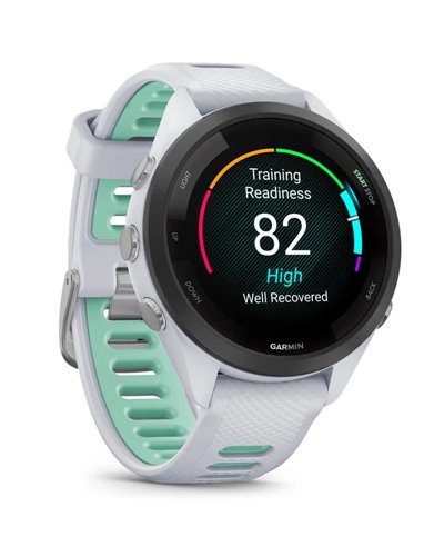 Garmin Forerunner 265S Cassa 42mm GPS Smartwatch Cardio Integrato, Bianco Pietra