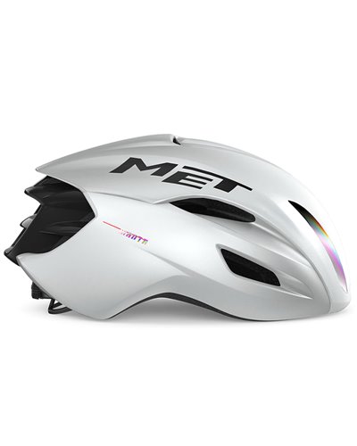Met Manta MIPS Road Cycling Helmet, Glossy Holographic White