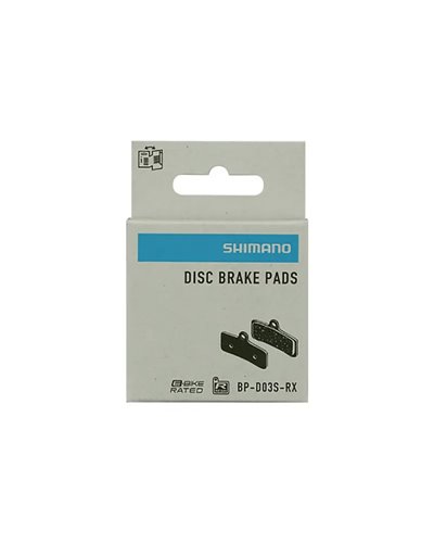 Shimano Resin Brake Pads D03S-RX Spring/Split Pin Included  (1 Pair)