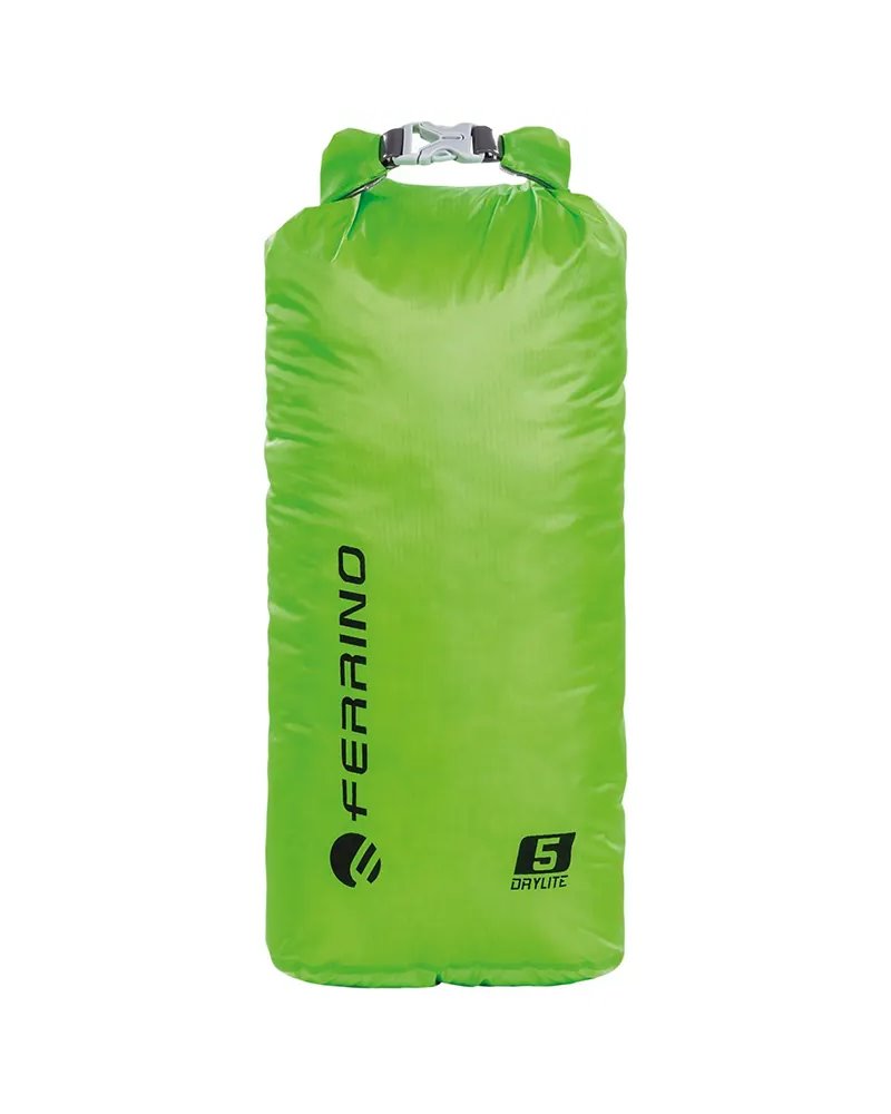 Ferrino Drylite Sacca Impermeabile 5 Litri, Verde
