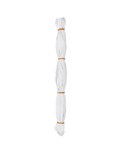 Ferrino Zipper N. 5 4mt with 4pcs D/Tab Slider Nickel, White