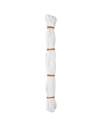 Ferrino Zipper N. 8 4mt with 4 pcs D/Tab Slider Nickel, White