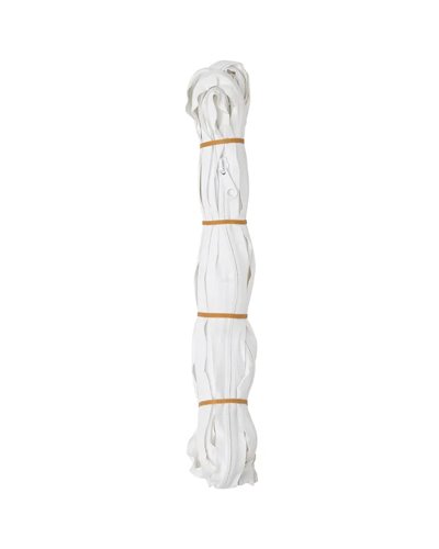 Ferrino Zipper N. 10 4mt with 4 pcs D/Tab Slider Nickel, White