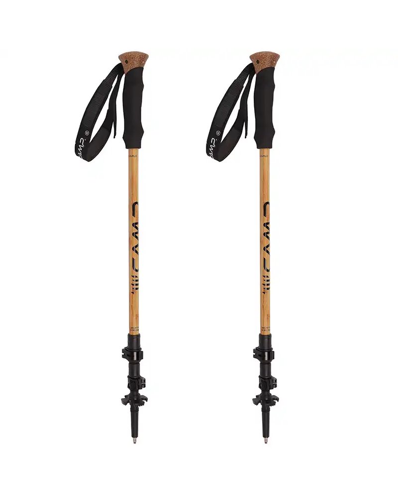 Camp Backcountry Bamboo Bastoncini Telescopici da Trekking 63-135 cm (Coppia)