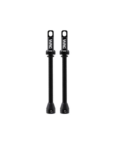 Wag Tubeless Valve Alloy 80mm, Black
