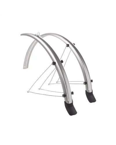 BTA Pair Of Fenders 28 36mm Width, Silver Color
