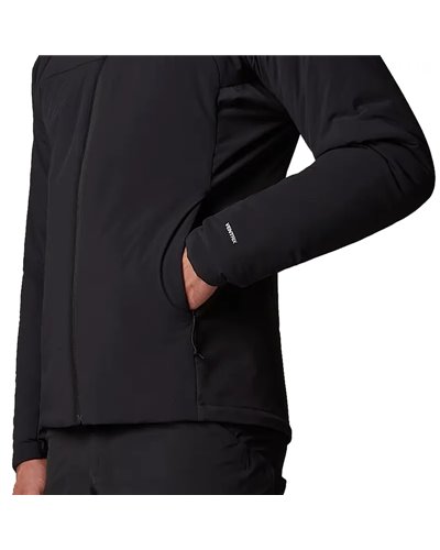 The North Face Summit Casaval Hybrid Men's Hooded Midlayer Jacket, TNF Black/NPF