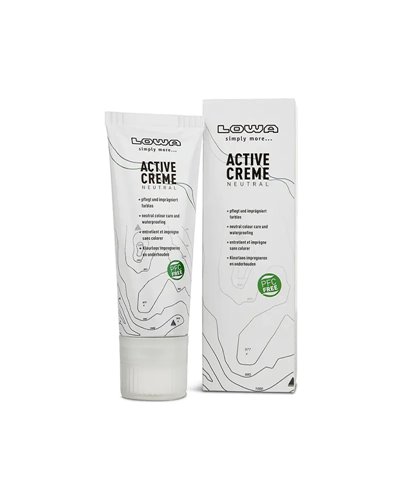 Lowa Active Creme 75ml Colourless Intensive Wax - PFC Free (1 pc)
