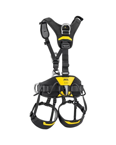 Petzl Avao Fast Harness Size 0, Black/Yellow (EU)