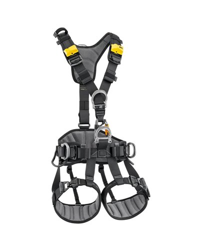 Petzl Avao Fast Imbracatura Taglia 1, Nero/Giallo (INT)