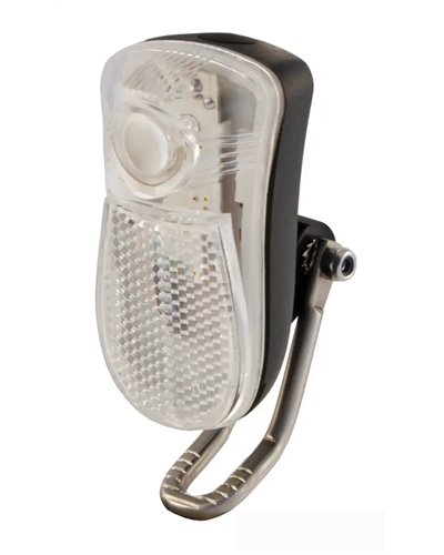 BTA Luce Anteriore a Batteria con 1 Led a Luce Bianca.