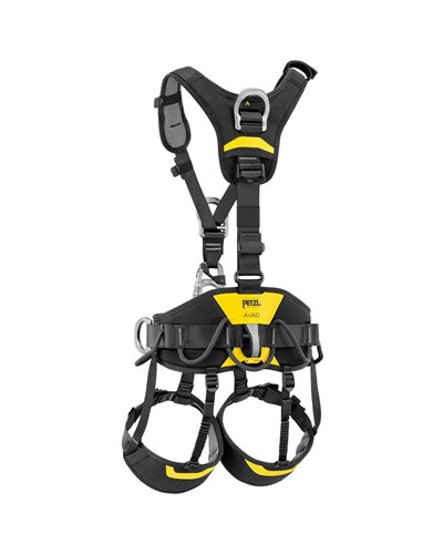 Petzl Avao Harness Size 0, Black/Yellow (EU)