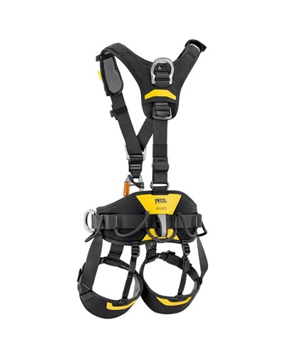 Petzl Avao Imbracatura Taglia 0, Nero/Giallo (INT)