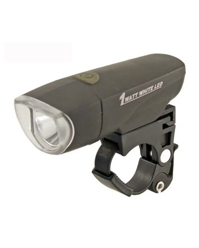 BTA Luce Anteriore Shuttle con 1 Led a Luce Bianca da 1 Wattacco Nero