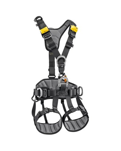 Petzl Avao Imbracatura Taglia 2, Nero/Giallo (INT)