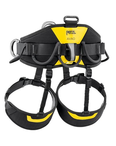 Petzl Avao Sit Harness Size 2, Black/Yellow