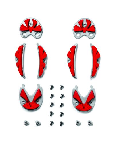 Sidi Ricambio Inserti per Suola in Carbonio SRS MTB N.59, Rosso