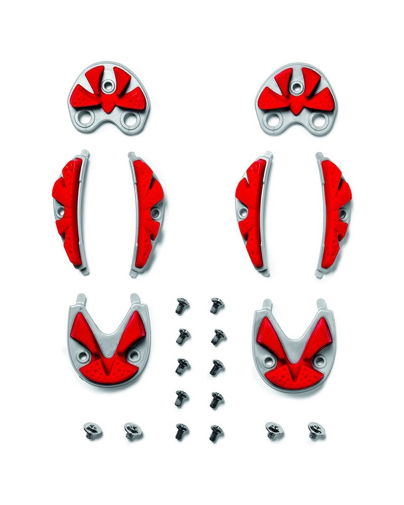 Sidi Ricambio Inserti per Suola in Carbonio SRS MTB N.59, Rosso