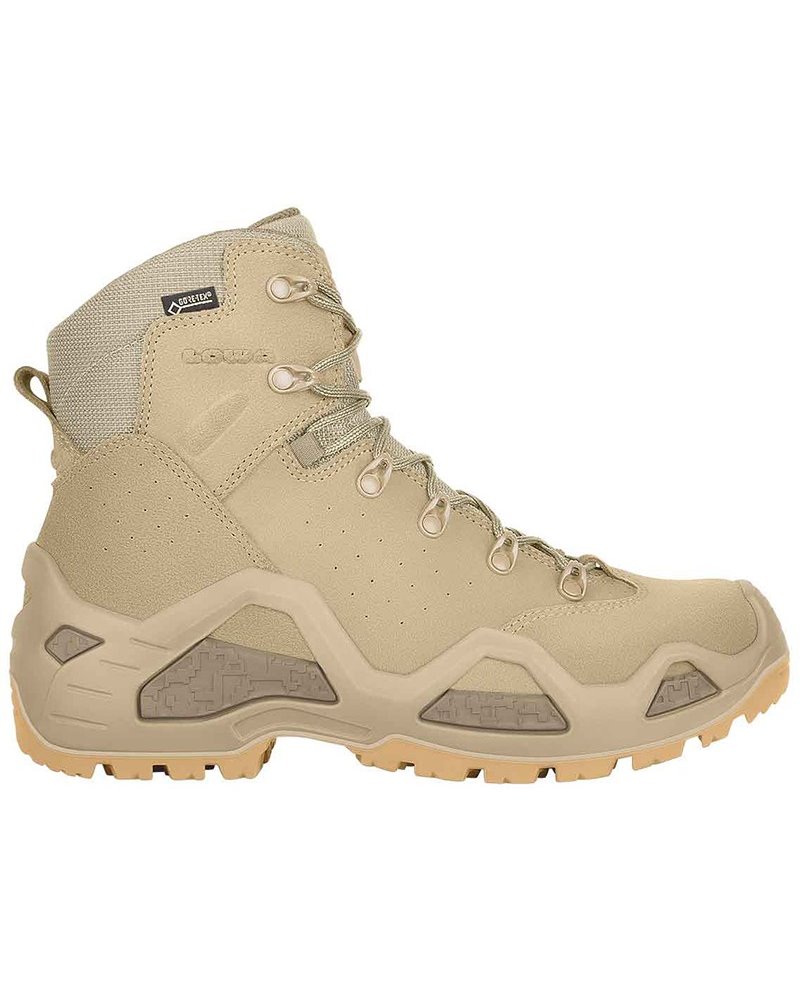 Lowa Z-6S C GTX Gore-Tex Men's Tactical Boots Suede Leather, Desert