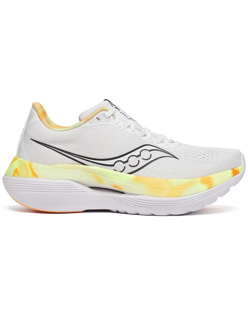 Saucony Endorphin Trainer Men's Running Shoes, White/Black