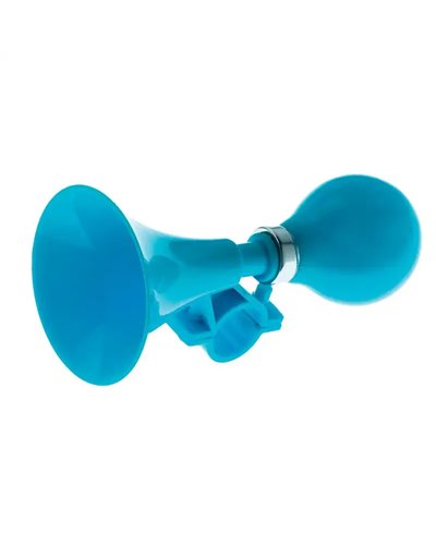 BTA Blue Plastic Bicycle Horn..