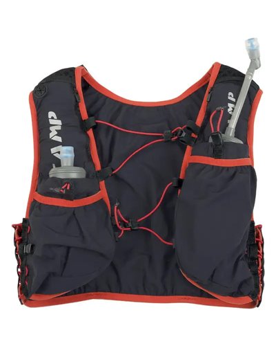 Camp Trail Force 5 Zaino Trail Running 5 L Taglia XS/M, Grigio Antracite/Rosso