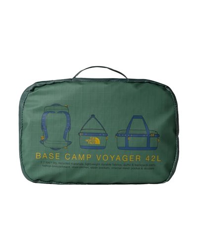 The North Face Base Camp Voyager Borsone 42 Litri, Duck Green/Shady Blue