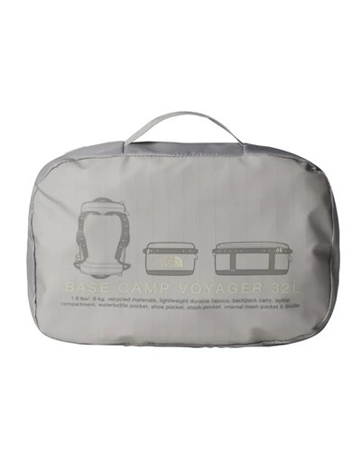 The North Face Base Camp Voyager Borsone 32 Litri, Soapstone/Stone Slab