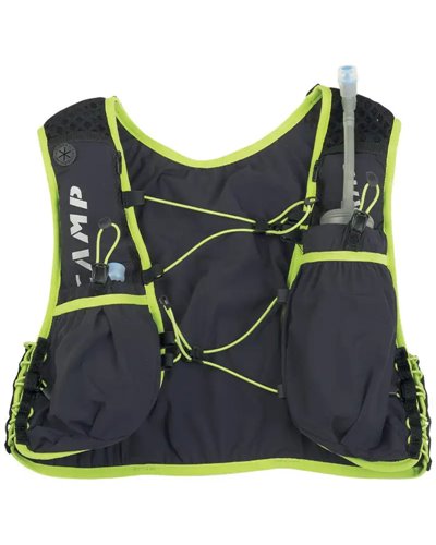 Camp Trail Force 5 Zaino Trail Running 5 L Taglia M/L, Grigio Antracite/Lime