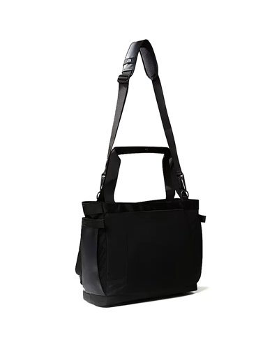 The North Face Base Camp Voyager Tote Bag - 25 Liters 16" Laptop Compatible, TNF Black/TNF White/NPF