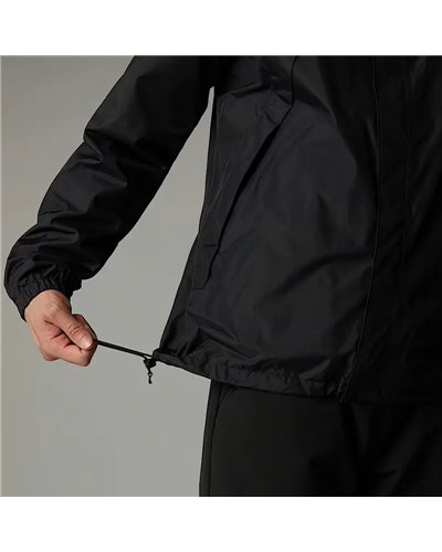 The North Face Antora Giacca Impermeabile/Antivento con Cappuccio Uomo, TNF Black/NPF