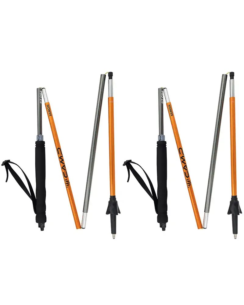 Camp Xenon Pro 2.0 Bastoncini Pieghevoli da Trekking 135 cm