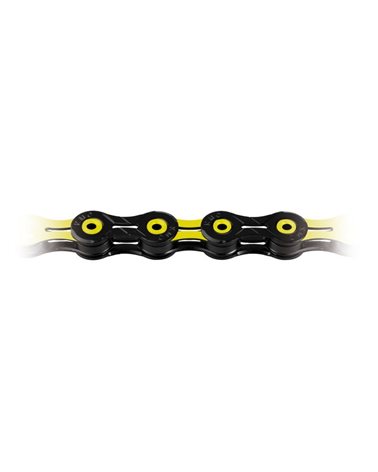 KMC Chain 11S X11Sl, Diamond Like Coating, Black-Yellow