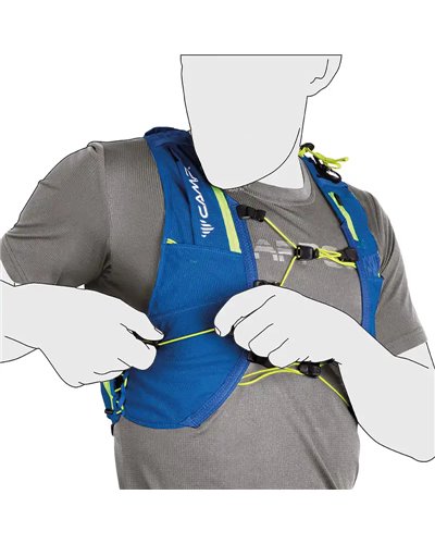 Camp Trail Force 5 Zaino Gilet Trail Running Idrico Compatibile, Blu