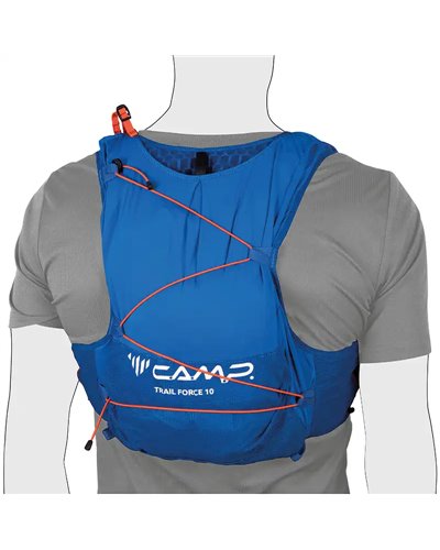 Camp Trail Force 10 Zaino Gilet Trail Running Idrico Compatibile, Blu