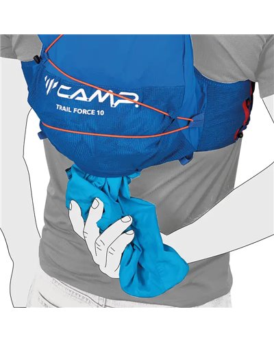 Camp Trail Force 10 Zaino Gilet Trail Running Idrico Compatibile, Blu