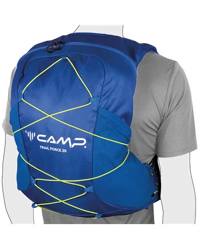 Camp Trail Force 20 Hydratation Compatible Raid Racing Pack/Vest, Blue